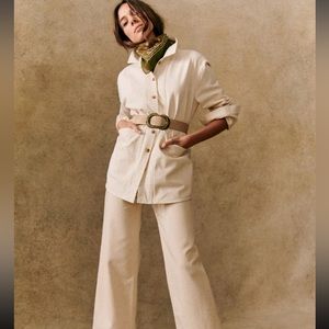 Sezane Will Jacket Ecru size Medium NWOT